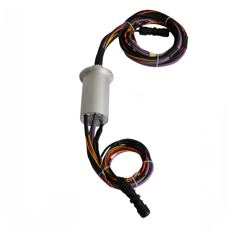 DHS078-36-003 rotor flange conductive slip ring 36channels for Industrial machine machining centers, view 3
