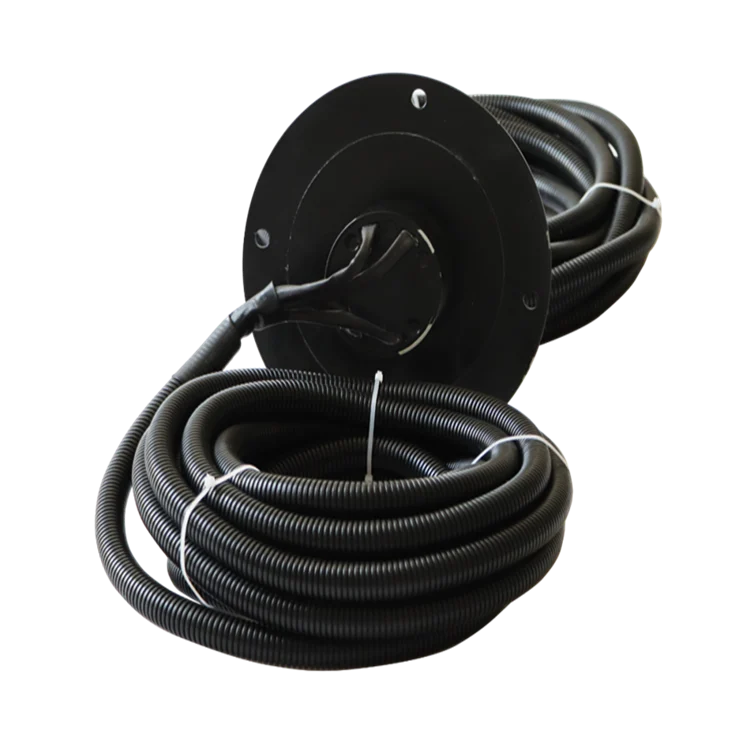 DHS078-4-60A-002 customized solid shaft slip ring 4channels 60A for special industries, view 2