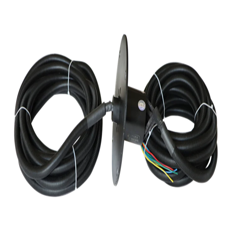 DHS078-4-60A-002 customized solid shaft slip ring 4channels 60A for special industries — customized slip rings manufactured by INGIANT