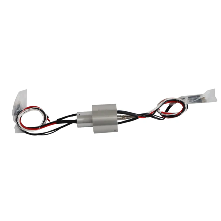 DHS082-7-3F Optoelectronic hybrid waterproof slip ring diameter 82mm 7-channel electrical combination 3-channel optical fiber, view 3