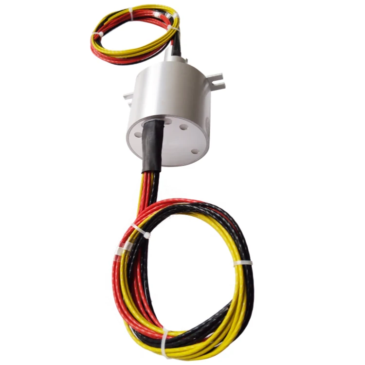 DHS086-3-80A high power conductive slip ring out diameter 86mm with 3channels 80A/channel, view 3