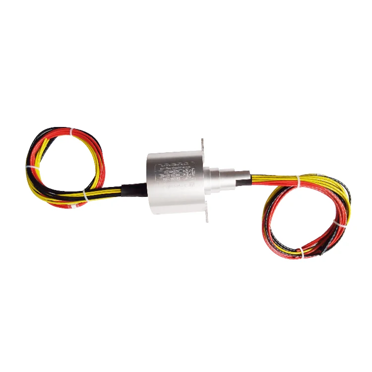 DHS086-3-80A high power conductive slip ring out diameter 86mm with 3channels 80A/channel, view 2