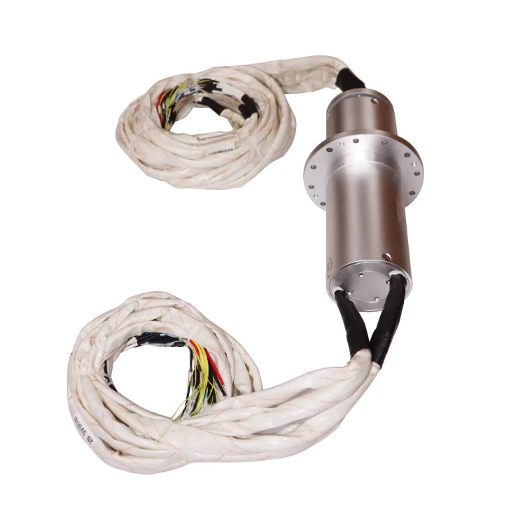 DHS088-67 capsulated slip ring diameter 88mm 67channels with flange — capsulated slip rings manufactured by INGIANT