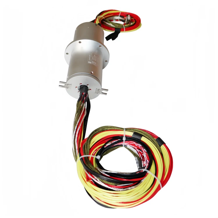 DHS090-37 Non-standard custom automation slip ring diameter 90mm 37 channels electricity/signal — customized slip rings manufactured by INGIANT