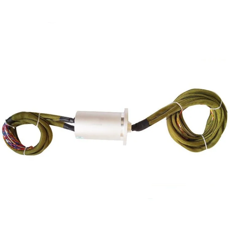 DHS095-58 capsulated slip ring solid without holes, outer diameter 95mm, number of lines 58, view 3