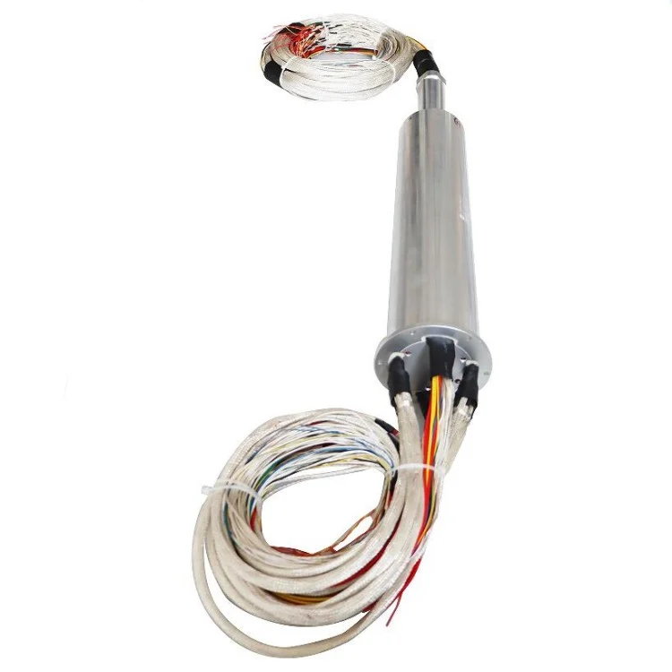 DHS100-125 Automation slip rings use advanced fibre brush have 125channels, view 2