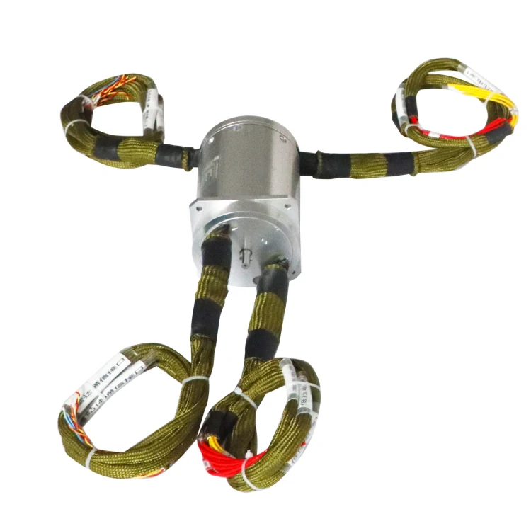 DHS100-42 OD100mm high-end solid shaft radar slip ring 42channels long life, maintenance-free, view 2