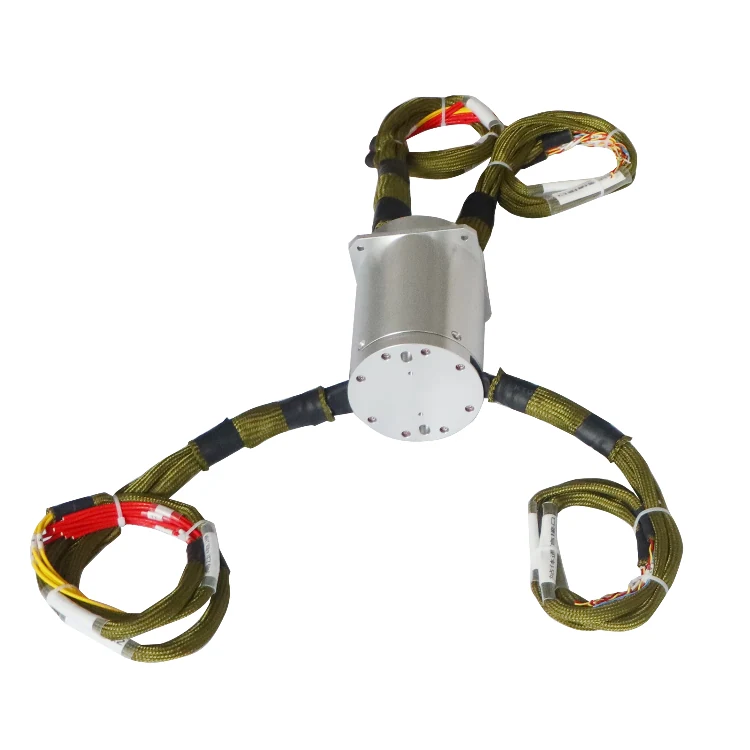 DHS100-42 OD100mm high-end solid shaft radar slip ring 42channels long life, maintenance-free, view 3