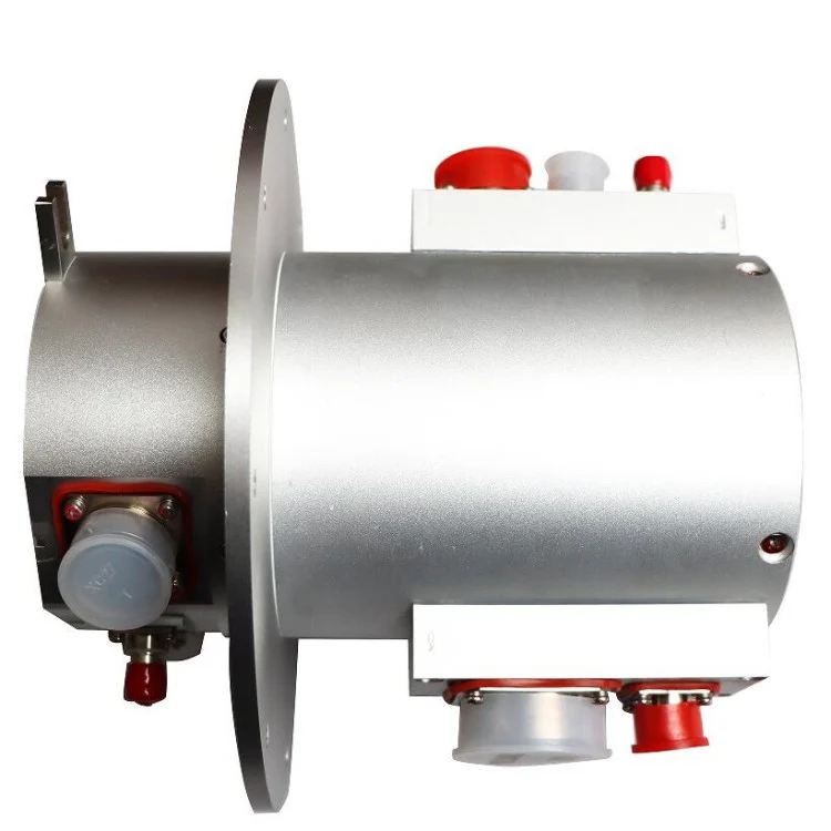 DHS118-20 Non-standard customized high-end solid shaft slip ring with aviation plug, view 3