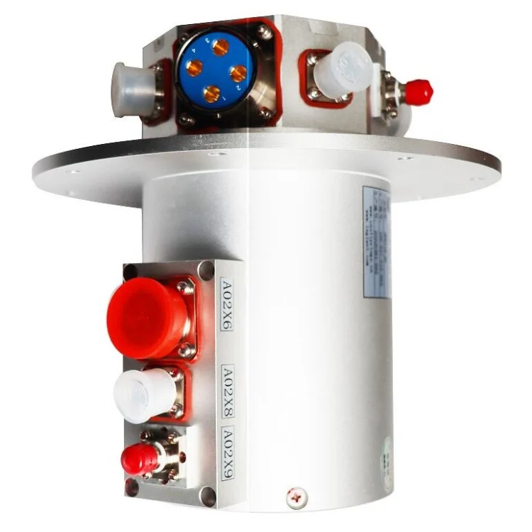 DHS118-20 Non-standard customized high-end solid shaft slip ring with aviation plug — customized slip rings manufactured by INGIANT