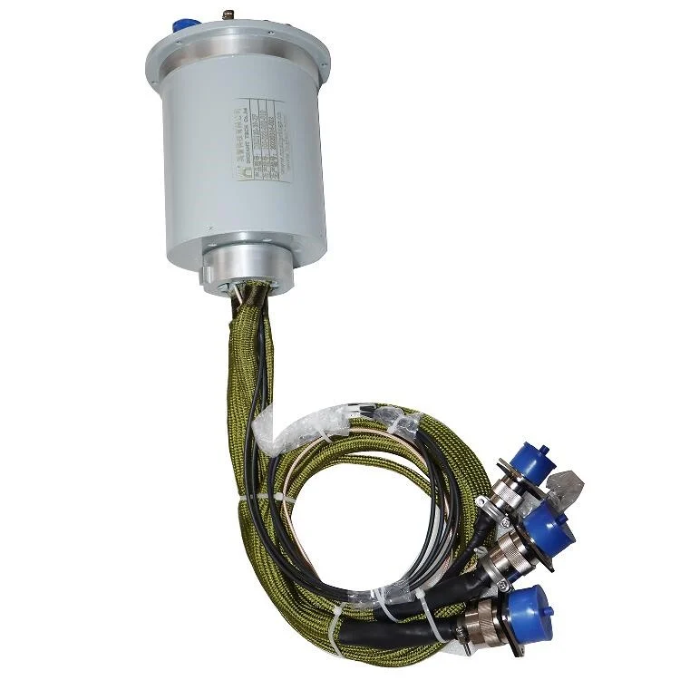 DHS120-39-2F hybrid slip ring for power, signal and HD-SDI (1080p) transmission, view 2