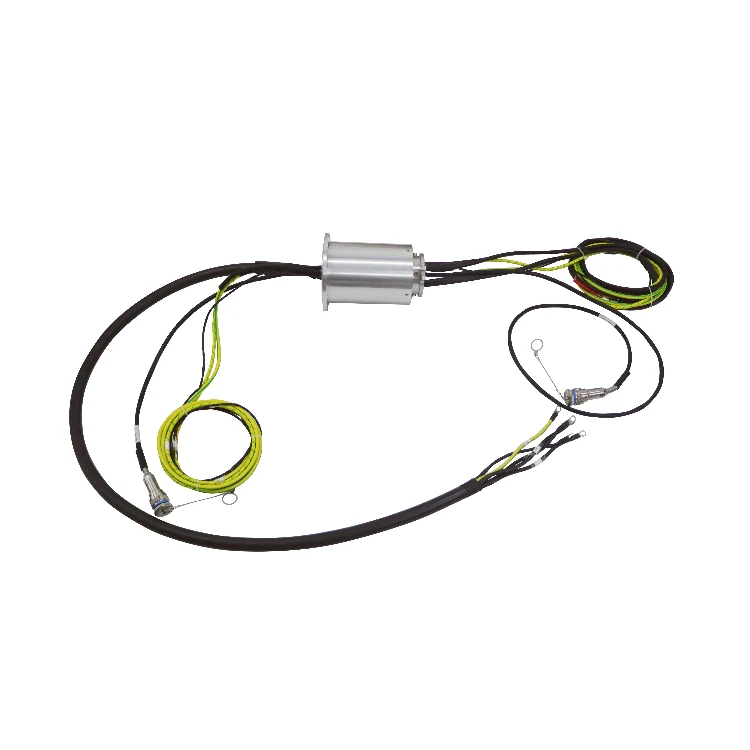 DHS125-9-9F Customized outer diameter 125mm optoelectronic rotary joint 9-channel optical fiber, view 3