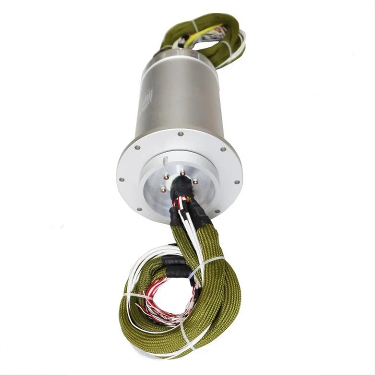 DHS128-93 solid shaft capsulated slip ring 128mm diameter 93channels for engineering machinery — capsulated slip rings manufactured by INGIANT