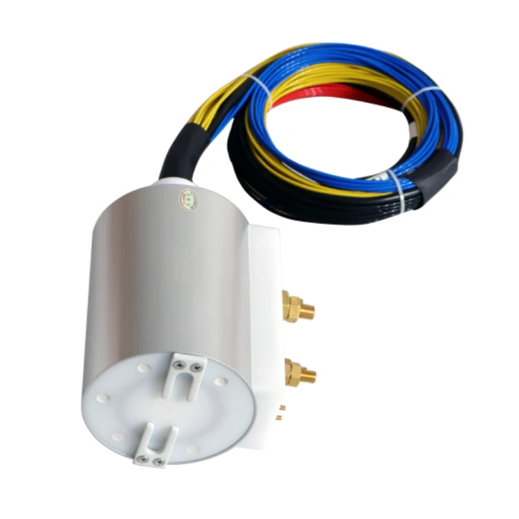 DHS130-6-008 high current slip rings with solid shaft diameter 130mm 6channels — customized slip rings manufactured by INGIANT