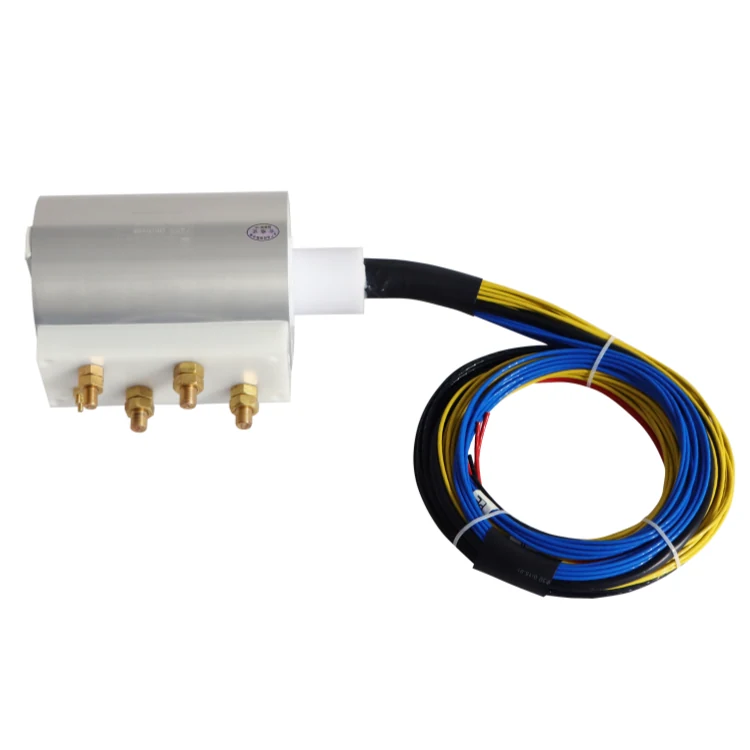 DHS130-6-008 high current slip rings with solid shaft diameter 130mm 6channels, view 3