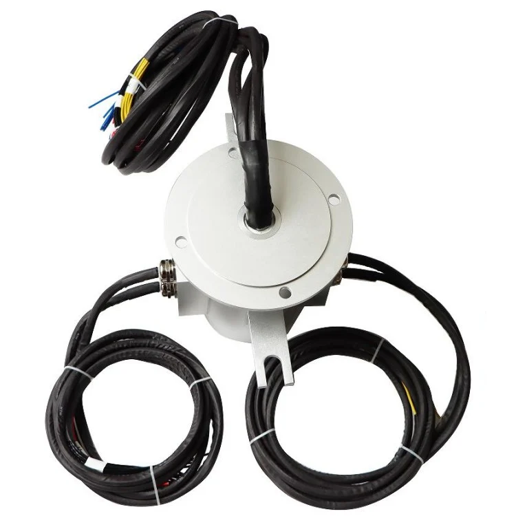 DHS130F-4-200A Non-standard customized high current waterproof slip ring, view 2