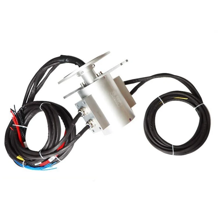DHS130F-4-200A Non-standard customized high current waterproof slip ring, view 3