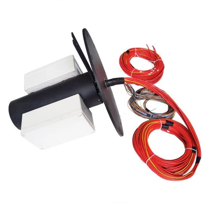DHS145-71-002 customized solid shaft automation slip ring 71channels for Special Industries — customized slip rings manufactured by INGIANT