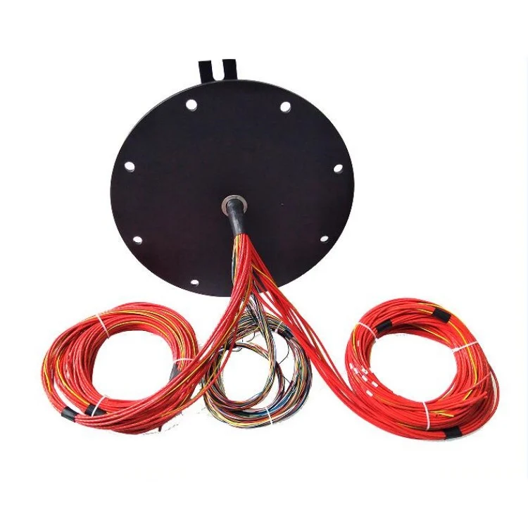 DHS145-71-002 customized solid shaft automation slip ring 71channels for Special Industries, view 3