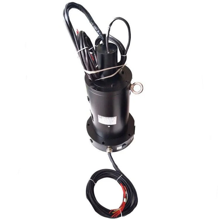 DHS200-28-3Y-2Q Hybrid slip rings 28 channels include 3 hydraulic channels and 2 pneumatic channels, view 3