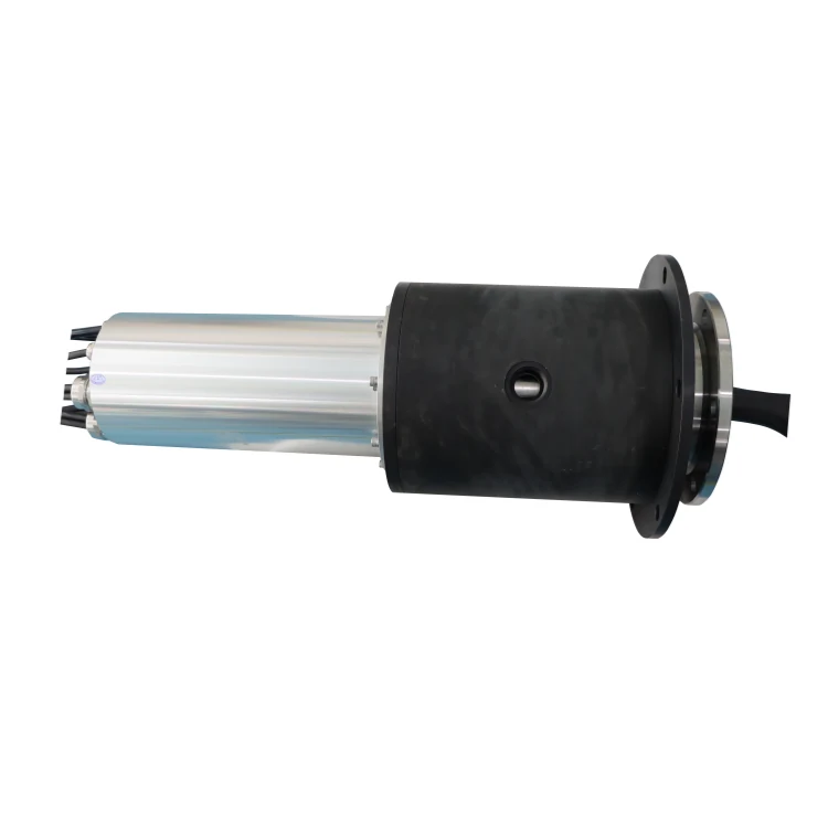 DHS200F-79-2Y-1Q Hybrid slip rings waterproof- combined electrical, hydraulic and pneumatic slip ring — pneumatic and liquid slip rings manufactured by INGIANT
