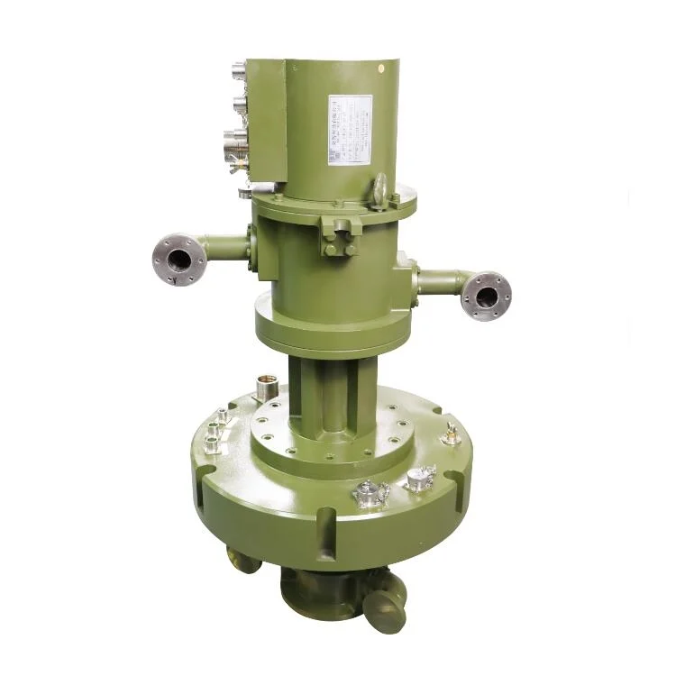 DHS260-47-2Y hybrid slip ring diameter 260mm, 47 channels with 2 hydraulic channels, view 3