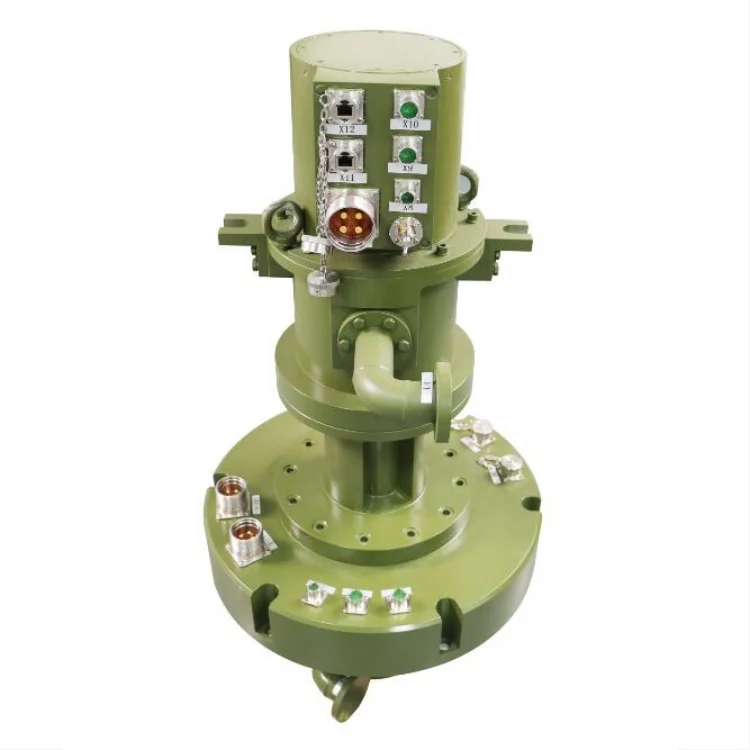 DHS260-47-2Y hybrid slip ring diameter 260mm, 47 channels with 2 hydraulic channels — pneumatic and liquid slip rings manufactured by INGIANT