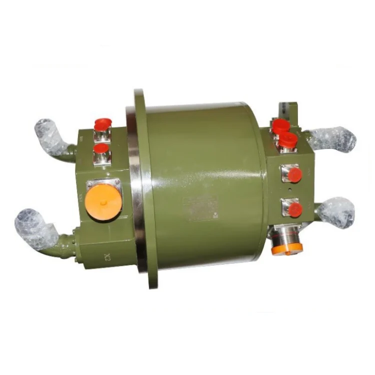 DHS280-58-2Y hybrid pneumatic liquid slip rings combined 58channels electrical and 2 channels hydraulic, view 2