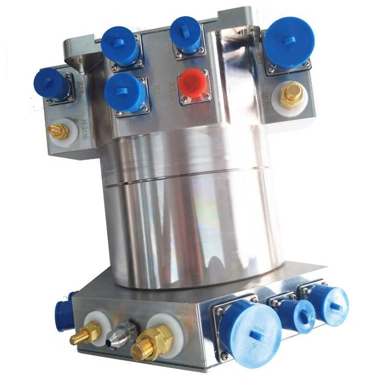 DHS284-70-1Q hybrid slip rings combined 70 circuits electrical and 1 circuits pneumatic — hybrid slip rings manufactured by INGIANT