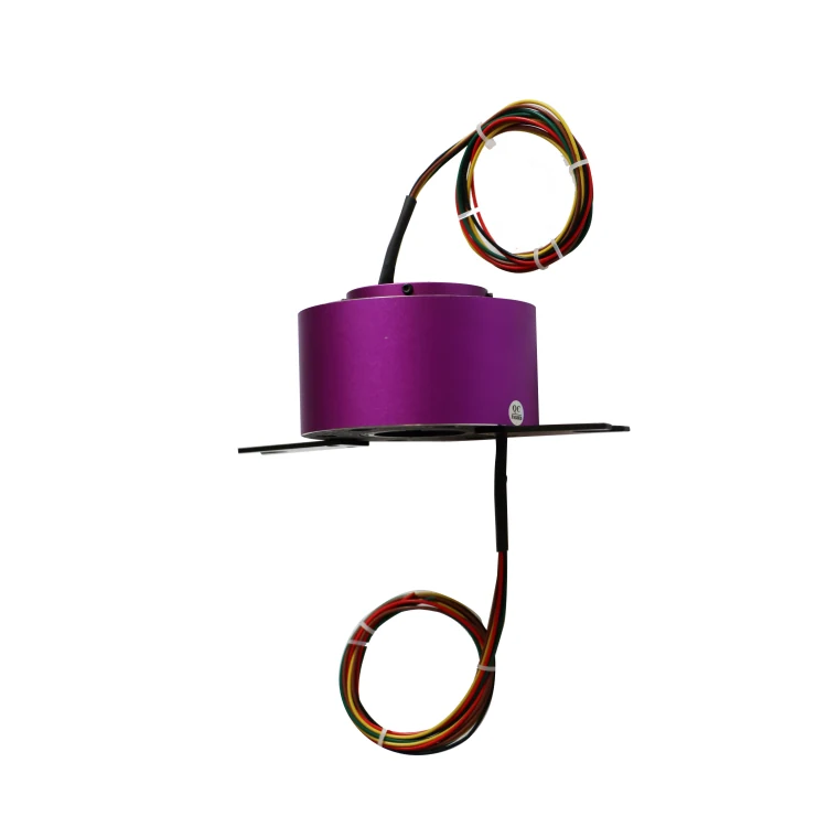 DHK038-5-5A hole diameter 38mm through hole slip ring 5 channels 5A — through bore slip rings manufactured by INGIANT
