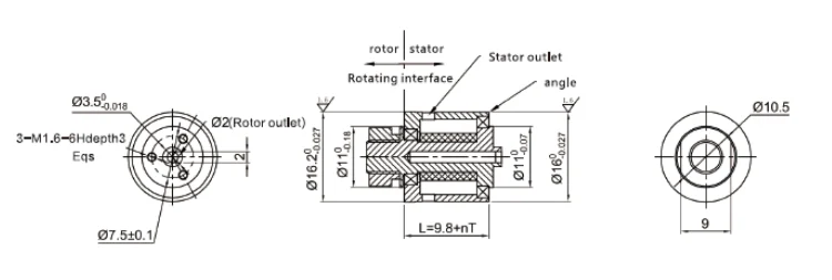 High quality durable electrical capsule slip ring, view 4