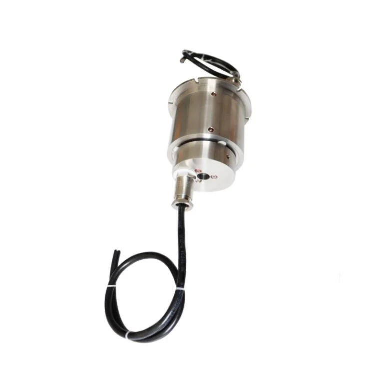 DHK015F-2-10A dustproof and waterproof slip ring hole 15mm and 2channels 10A — through bore slip rings manufactured by INGIANT