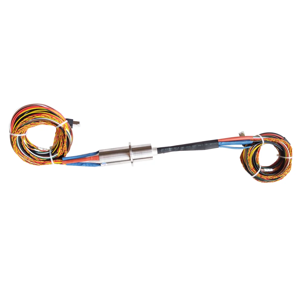 Ingiant ethernet slip ring 32channels diameter 30mm, view 2