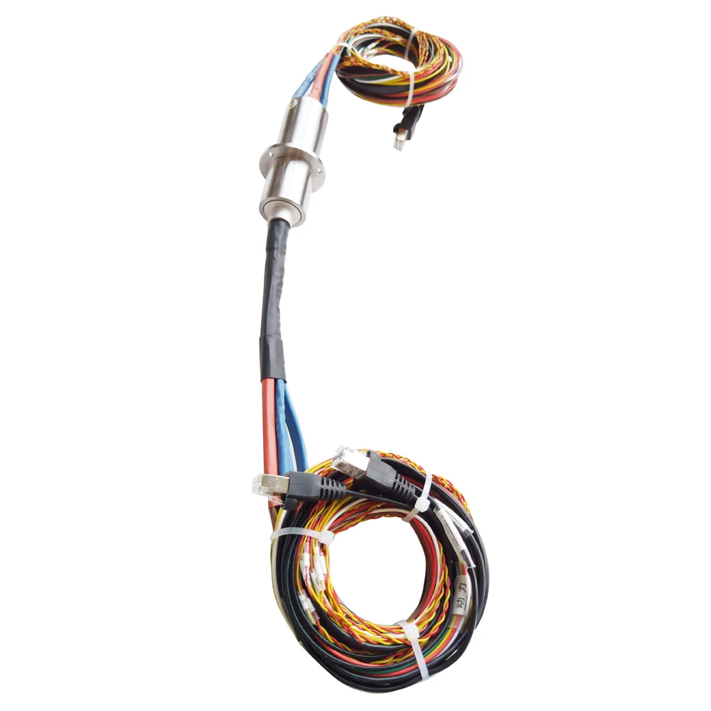 Ingiant ethernet slip ring 32channels diameter 30mm, view 3