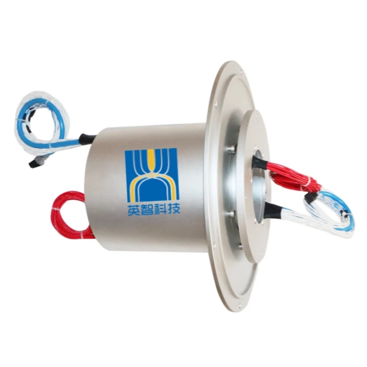 Ingiant through hole slip ring Ethernet slip rings hole diameter 100mm 42channels — through bore slip rings manufactured by INGIANT