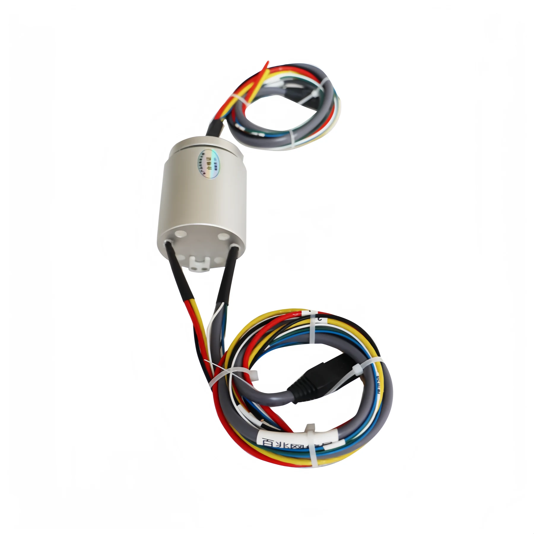 DHS056-11 Compact 100Mbit/s Ethernet slip rings with diameter 56mm 11 channels, view 2