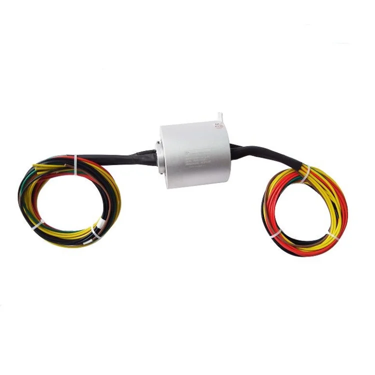 FHS060-5-101AZ-001 Through hole slip ring 3 channels 40A and 2 channels 10A, view 3