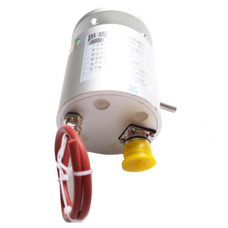 FHS090-17-10129 pneumatic liquid slip rings 17channels 5A 、2A, 24VDC, view 3