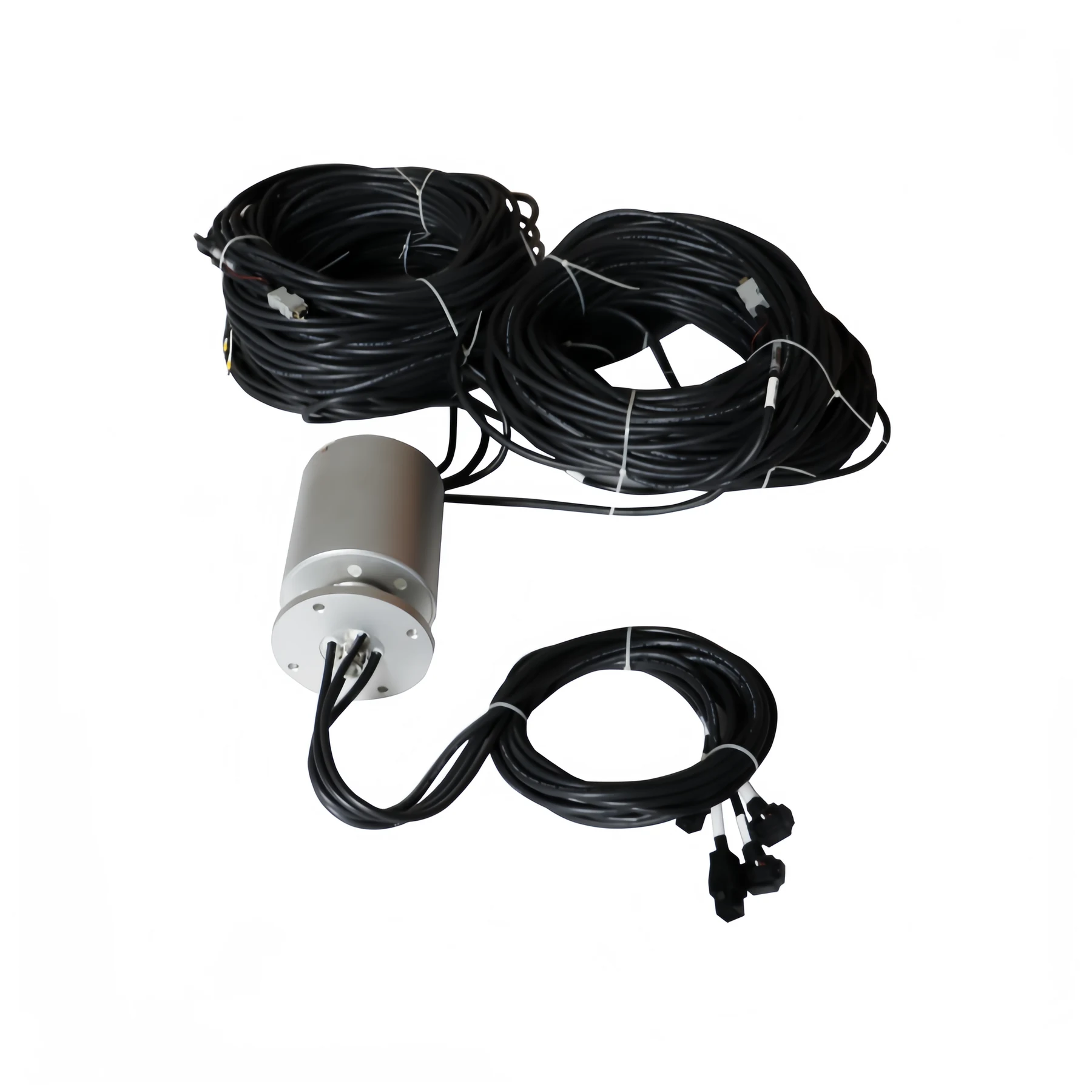 DHS120-24-1Q-002 Gas-electric hybrid slip ring transmits Ethernet signal diameter 120mm 1 channel pneumatic + power/signal — hybrid slip rings manufactured by INGIANT