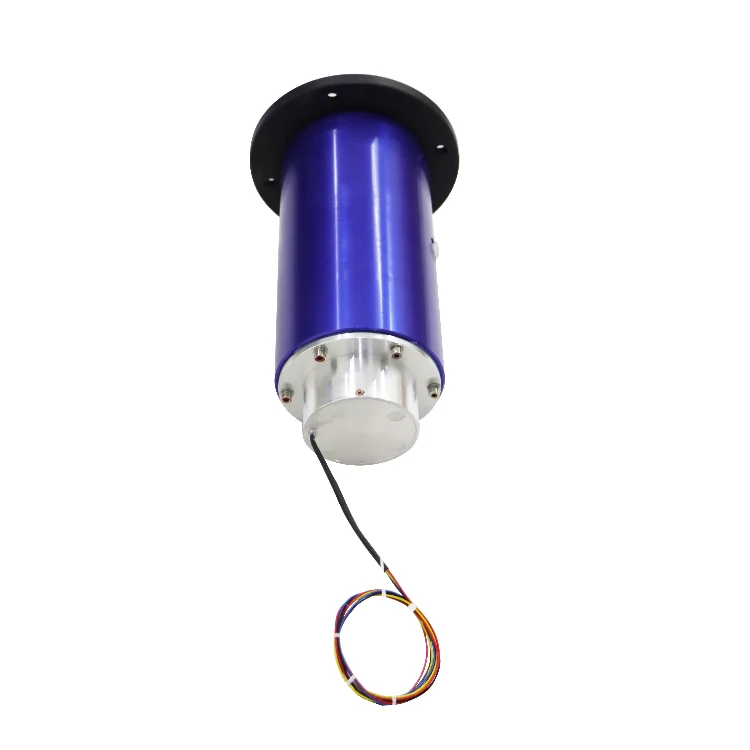 DHS070-4-2A-4Q Ingiant gas-electric hybrid slip ring combination 4 channels 2A and 4 pneumatic channel, view 2