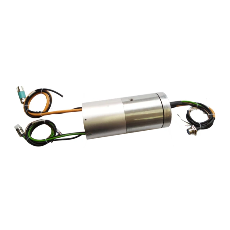 DHK060-30-4Q Ingiant gas-electric slip ring hole diameter 60mm, 4-channel pneumatic channel and 30-channel electrical channel, view 2