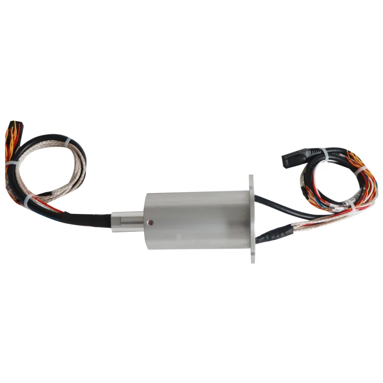 DHS056-23 customised solid shaft Gigabit Ethernet slip ring transmission of 1 Gigabit Ethernet signal, view 3