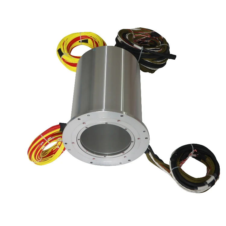 DHK156-70 Customized inner diameter 135mm Gigabit Ethernet slip ring through hole slip ring, view 2