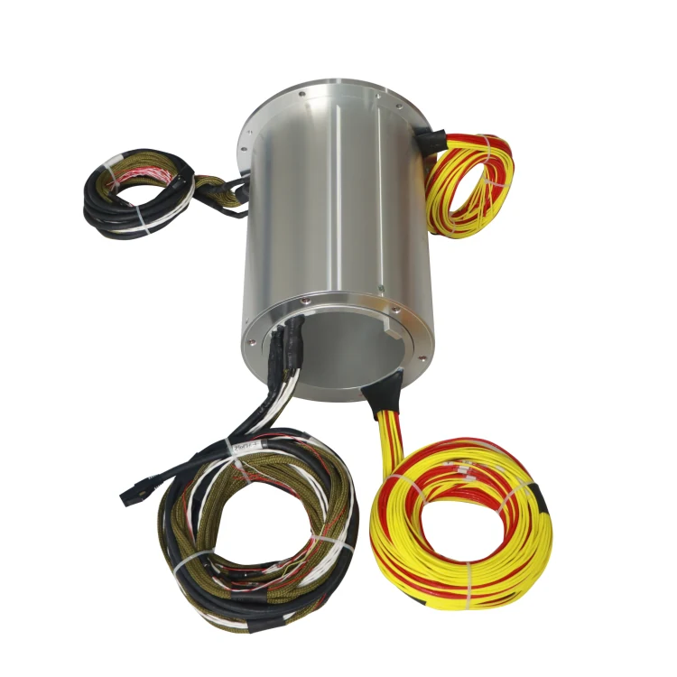 DHK156-70 Customized inner diameter 135mm Gigabit Ethernet slip ring through hole slip ring — ethernet slip rings manufactured by INGIANT