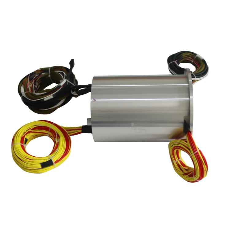 DHK156-70 Customized inner diameter 135mm Gigabit Ethernet slip ring through hole slip ring, view 3