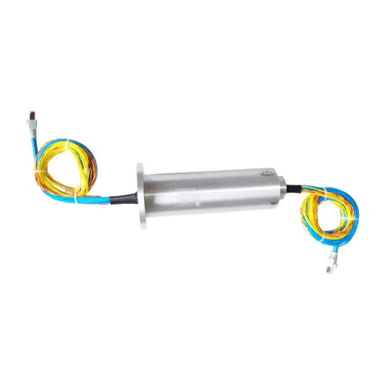 DHS060-65 Ingiant Gigabit Ethernet Slip Rings out diameter 60mm transmission of 1 channel Gigabit Ethernet signal, view 2