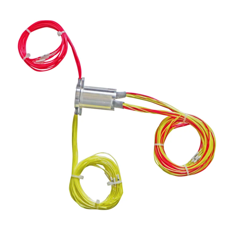 DHS022-22-002 22mm outer diameter UAV slip ring gimbal slip ring small slip ring can transmit various control signals, view 2