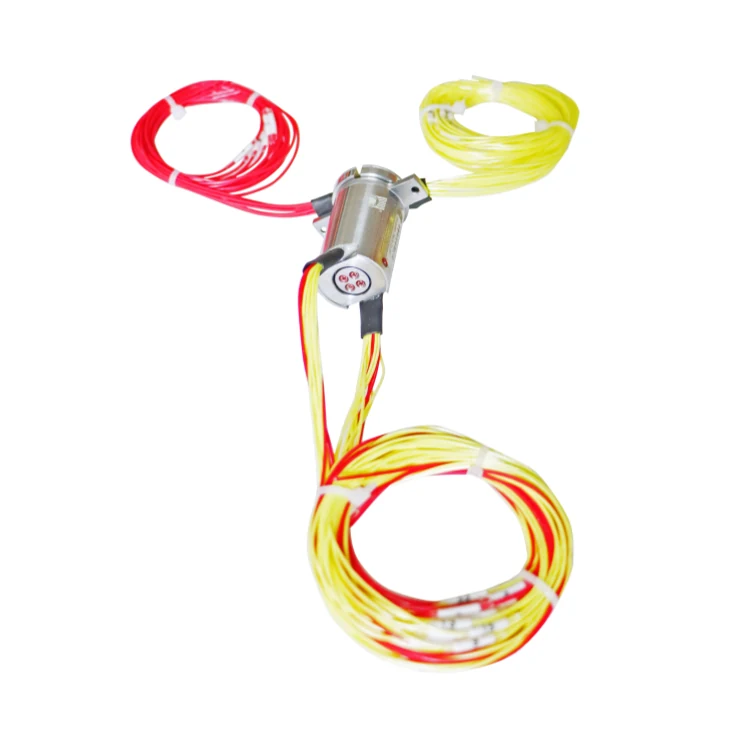 DHS022-22-002 22mm outer diameter UAV slip ring gimbal slip ring small slip ring can transmit various control signals, view 3