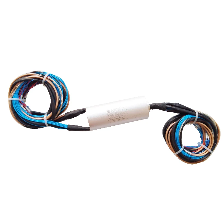 DHS035-34 Ingiant out diameter 35mm HD Slip Ring with 6 channels power and 28 channels signal — hd-sdi slip rings manufactured by INGIANT