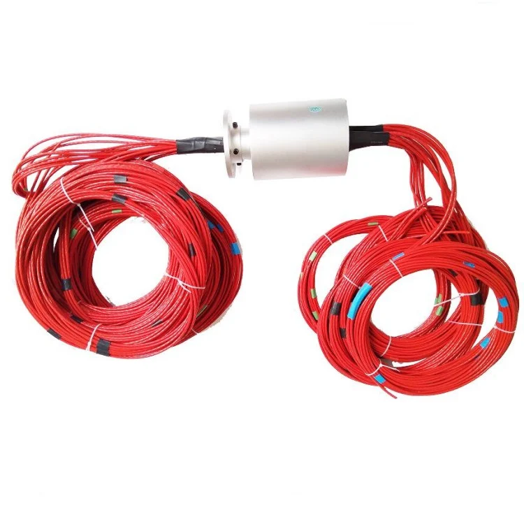 DHS155-4 high-current conductive slip ring 3channels 310A 1hannel 160A, view 3